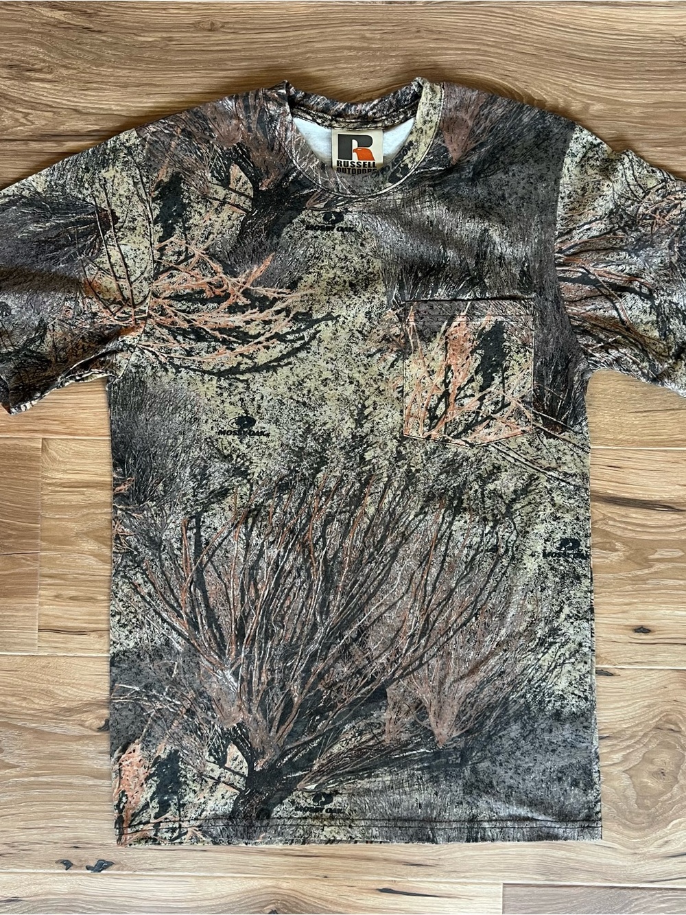 Russell Outdoors Mossy Oak Small Camo T Shirt